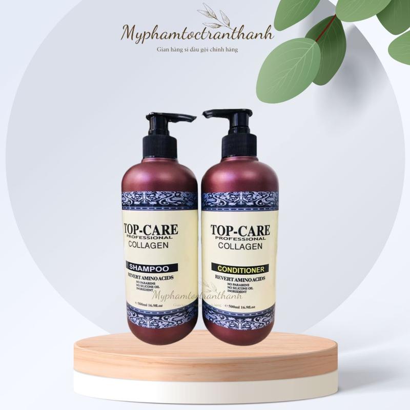 Cặp dầu gội xả  TOP CARE - ARGAN - OIL 500ml dành cho tóc dầu, gàu, rụng, hóa chất, hư tổn Dưỡng Tóc