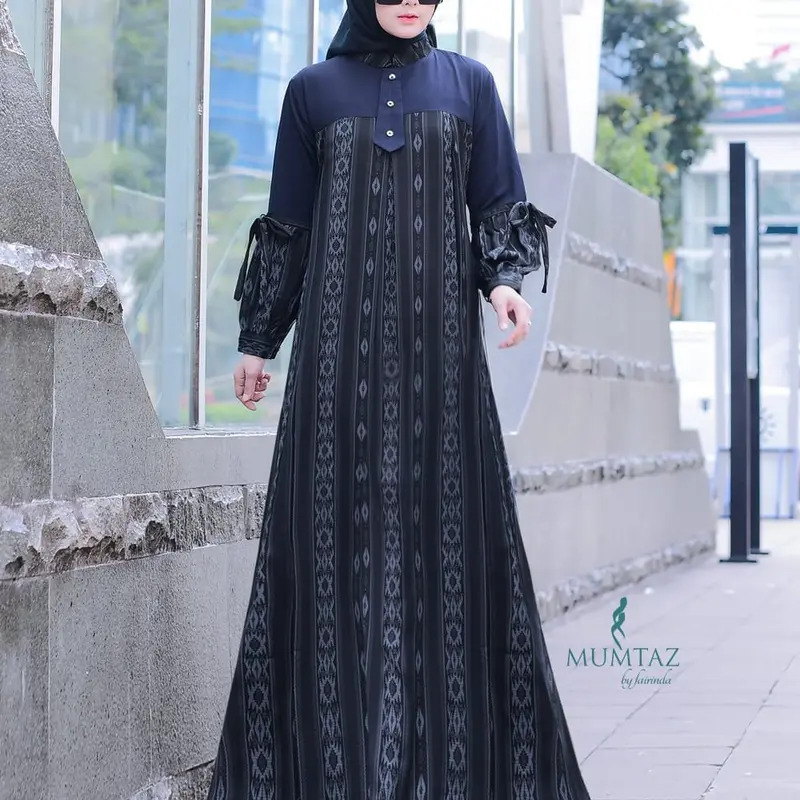 KANAYA SIGNATURE by Mumtazgamis itycreap mix rosecreap gamis wanita terkini Muslim Dress Mewah Pesta Lebaran Syari Maxi Dewasa Remaja cocok untuk Kondangan Simple terbaik 1