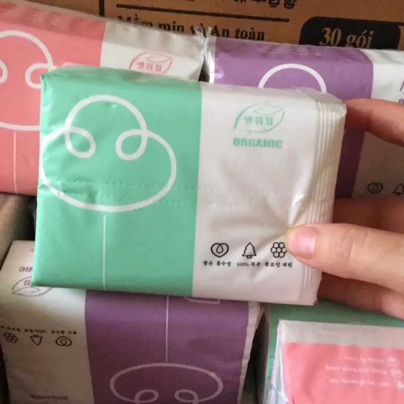 Thùng 30 gói giấy ăn rút organic hàng chuẩn cao cấp, dai mịn đẹp - giấy vê sinh cuộn 1