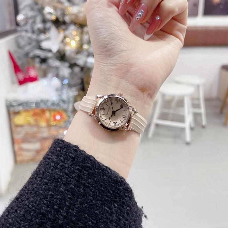 Đồng hồ nữ Doukou mặt kính vát sáng phong cách nữ tính sang trọng