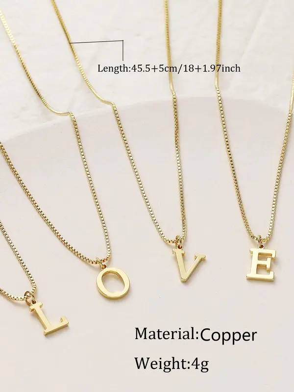 Letter  Design Anklet for Women & Girls, Fashion Jewelry for Party, Daily Clothing Decor, Trendy All-match & Exquisite Jewelry for Birthday Gift 1