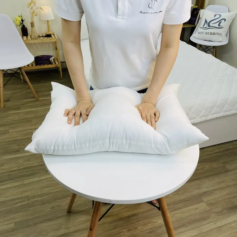 Ruột gối cao cấp đủ kích thước - ruột gối bông gòn có khóa kéo để tháo, thêm bông 3
