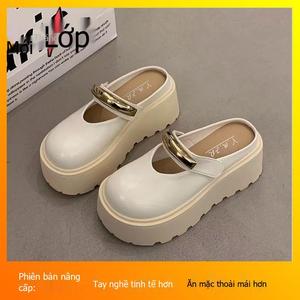 Dép Birkent, Đế Dày, Dành Cho Nữ, Thích Hợp Mặc Ngoài Trời, Phong Cách Pháp Lười Biếng