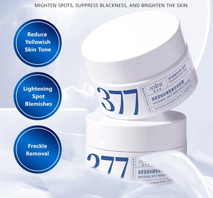 Product Introduction of 377 Snow Whitening Cream Freckles Removal Reduce Dark Spot 23