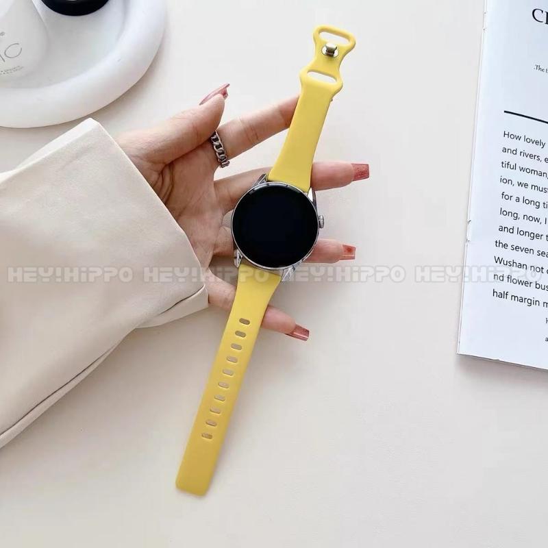Product Introduction of Texture silicone strap suitable for smartwatches Huawei Watch GT2/GT3/GT4/5 46mm double reverse buckle strap suitable for GT2pro/GT3pro/GT5pro 46mm watch band 22mm bands 21