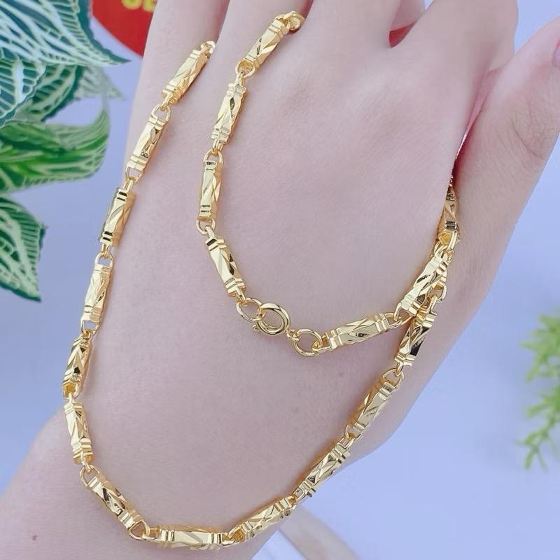  Dây ống trúc khoá tròn chuẩn màu 18 sáng bền màu Women Titan Trang Sức 