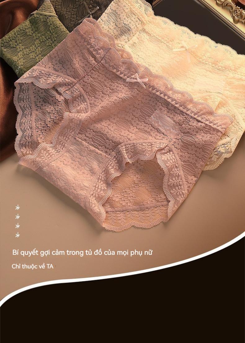 Product Introduction of Đồ Lót Ren, Chất Lượng Phổ Biến, Dành Cho Nữ, cạp vừa, Làm Bằng Bông, Có Đáy Kháng Khuẩn, Gợi Cảm Và Thoáng Khí, Liền Mạch, Phong Cách Cổ Điển Quần Lót Bé Gái, Thích Hợp Cho Đồ Lót Nữ 21