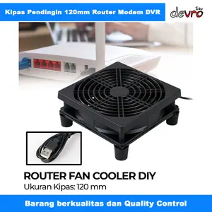 Kipas Pendingin Router Modem DVR Fan 120mm & 80mm Cooler Kipas USB - SX120 FD8020S05L