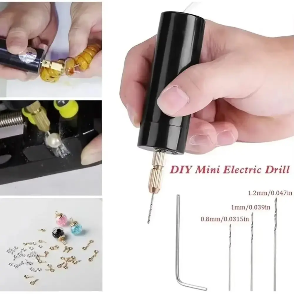 Versatile Handheld Mini Electric Drill Portable DIY Electric USB Electric Drill Engraving Pen Wood Craft Engraving