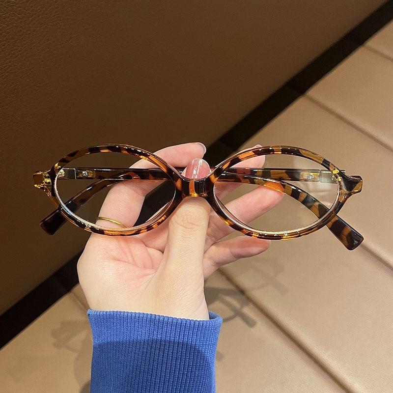 CH96 Gọng kính oval style Geekchic hottrend (Hàng Cao Cấp chuẩn màu da beo tặng kèm hộp da) 7