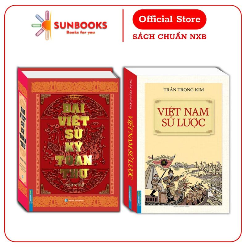 Sách Combo 2 Cuốn - Đại Việt Sử Ký Toàn Thư Và Việt Nam Sử Lược (Bìa Cứng)