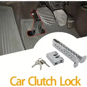 LOCK020 Kunci Pedal Rem yang Dapat Diatur dengan 2 Kunci