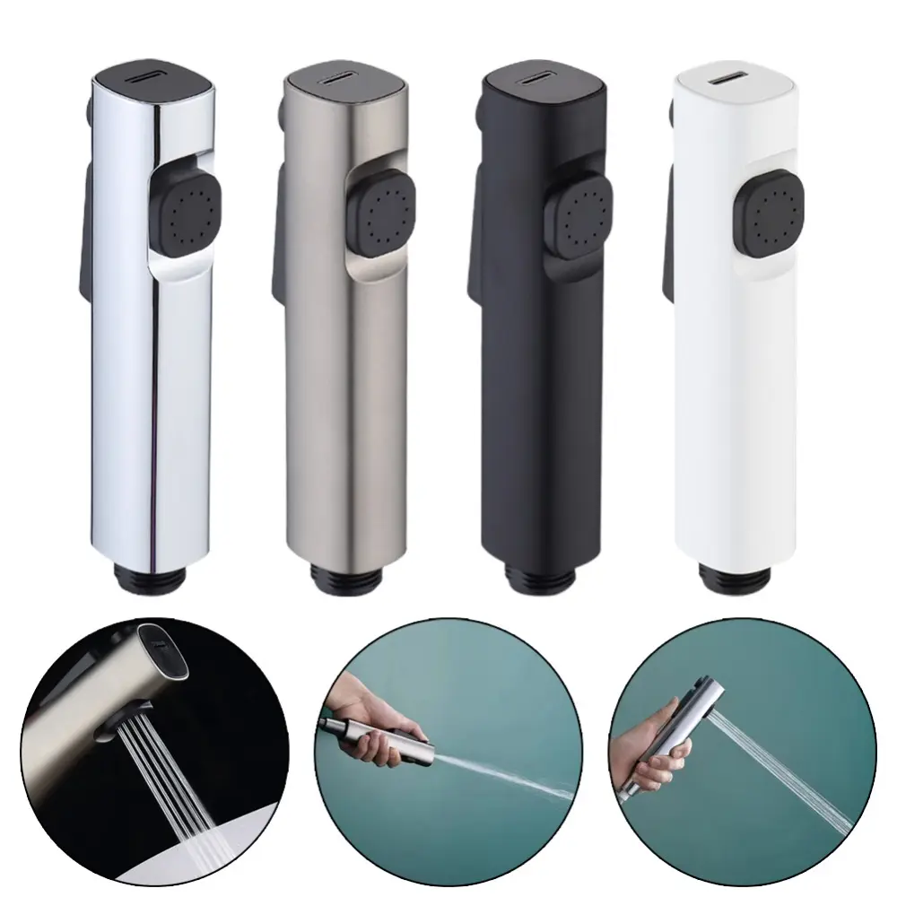 Toilet Bidet Handheld Bathroom Sprayer Nozzle Shattaf Shower Head Water-saving Sprinkler Douche Kit