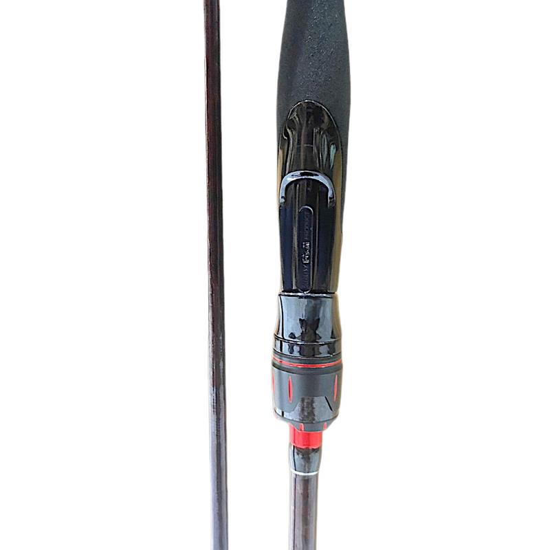 Cần carbon Ashino Red Fox pad sứ Fuji đọt 2li cứng M câu lure và câu chép