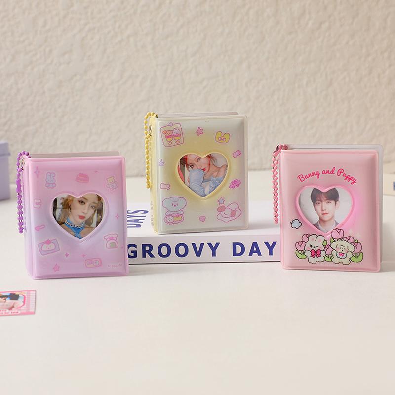 Album Ảnh Mini, Chất Liệu PVC Trong Suốt, Có Hộp Đựng Thẻ Tên, 32 Túi, Đóng Gáy Thẻ, Thích Hợp Để Thu Thập Ảnh Thần Tượng Mini, Sách Sưu Tập 6