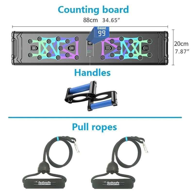 Alat Push-up Training Board Counter Display - A602 Otot Outdoor 2