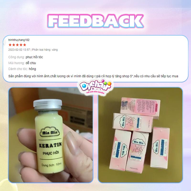 Lọ kem dưỡng tóc  KERATIN COLLAGEN, hỗ trợ cải thiện tóc giúp giảm xót trong quá trình nhuộm Không chứa silicon, Hữu cơ, Không chứa silicon Chăm Sóc Tóc Women 4
