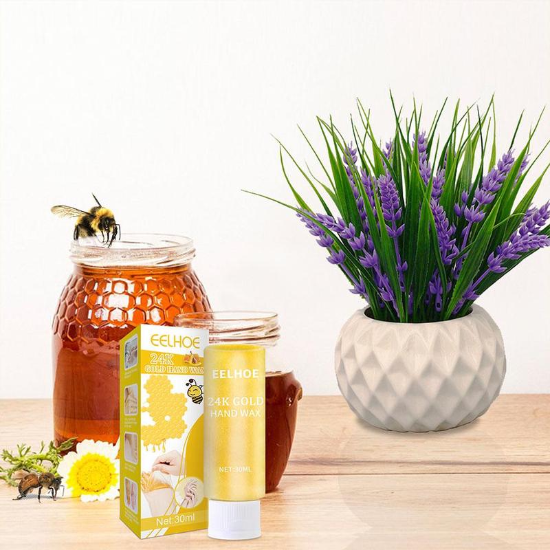 24K Honey Hand Care Masks Exfoliating Calluses Soothe Moisturizing Hand Mask 6