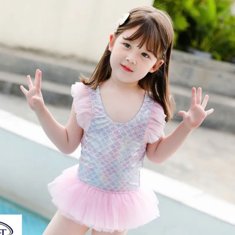 Đồ bộ bé gái, Váy 1 mảnh cho bé, đồ bộ bé gái liền thân trendy đi biển 1