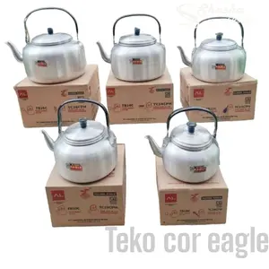 Teko Air Panas Global Eagle Ceret Masak AIR Cor Alumunium 18 20 22 24 26 28 tea Hitam