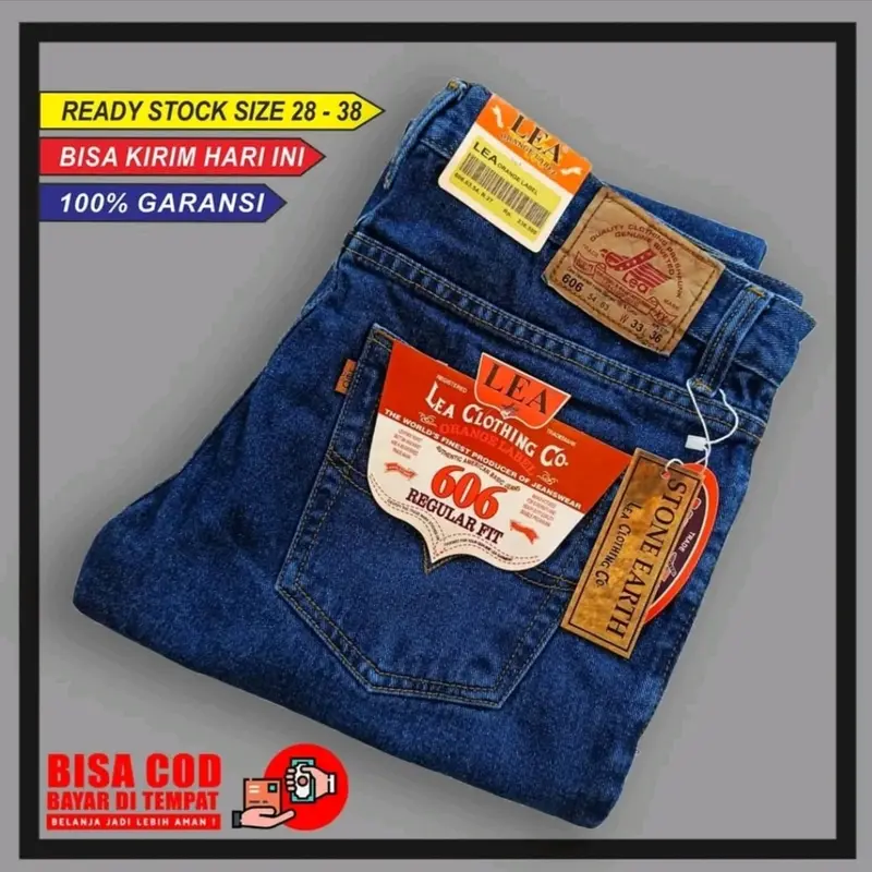 CELANA REGULER JEANS STANDAR PRIA 27-38 COD Shop Tokopedia