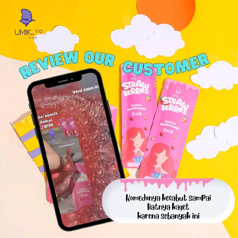 Masker Komedo Umikyo Coffee Kering Wajah - 15g 5