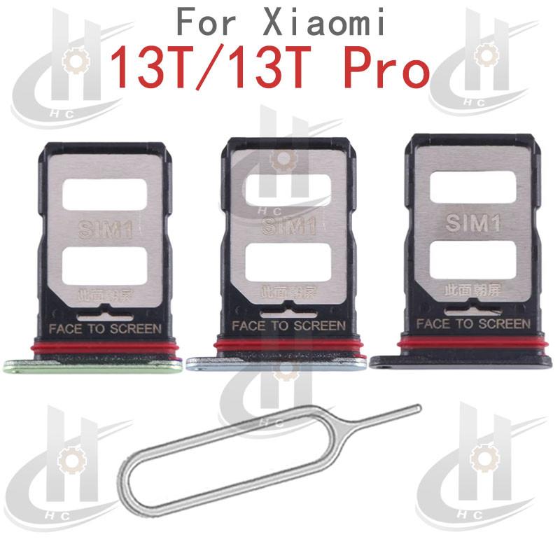 Giá đỡ khe cắm khay thẻ Sim, cho Xiaomi 13T / 13T Pro, Bộ phận thay thế, Đầu…