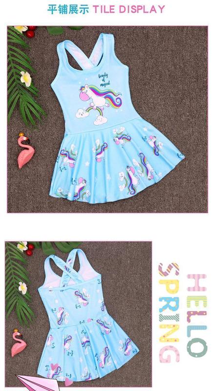 Product Introduction of Snowyprincess Children's Swimsuit Girls' Quick-Drying One-Piece Medium and Big Children 2024 New Girls' Western Style Skirt Swimming Suit 6