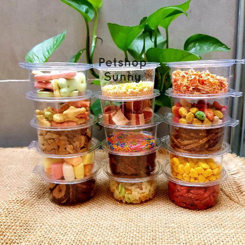 Combo hũ thức ăn dặm đa dạng đầy đủ dinh dưỡng dành cho hamster sóc nhím