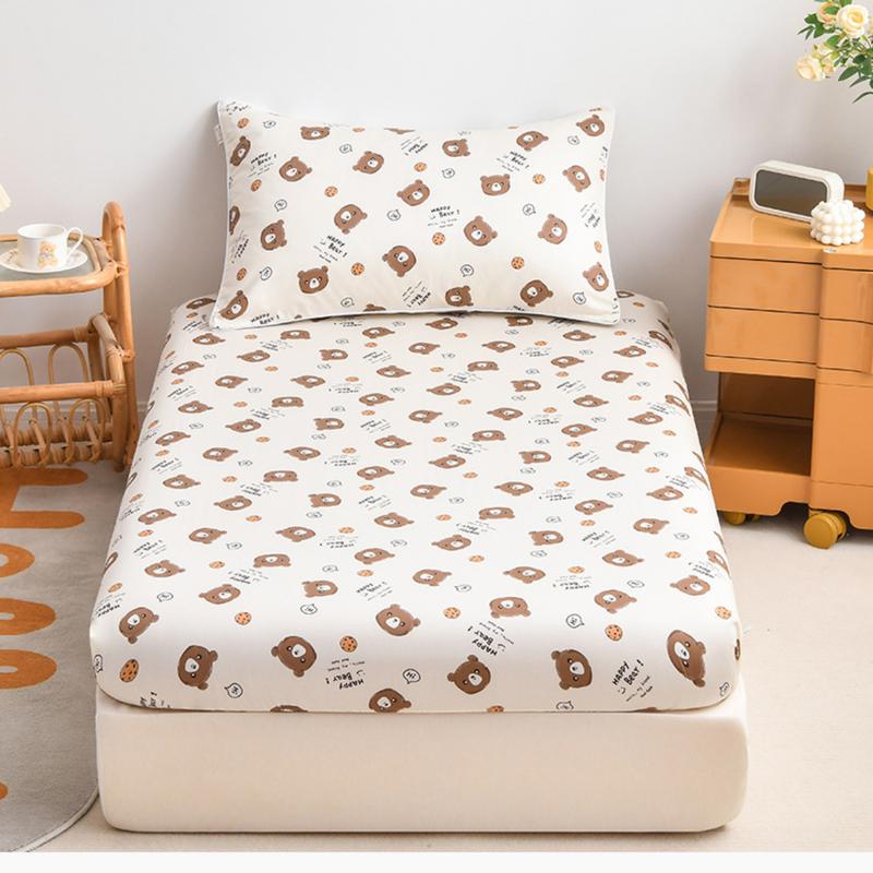 Product Introduction of Cartoon Fitted Sheet Cotton Children Sheets Single Bedspread Pillowcase Pure Cotton Bedspread 23
