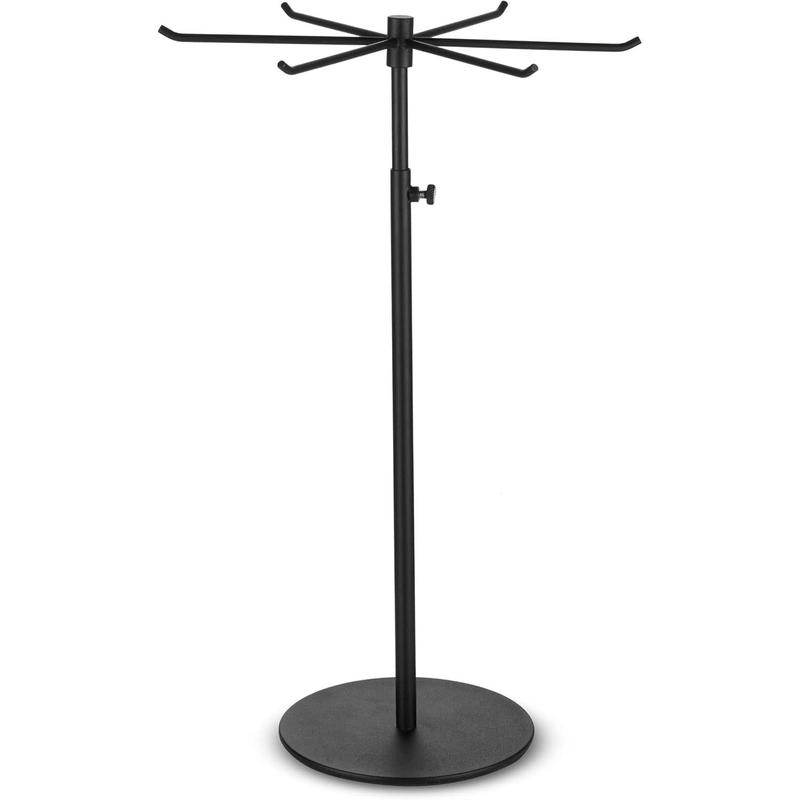 Height-adjustable Black Metal Keychain Display Stand - Rotating ...