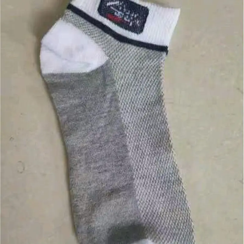 Set 10 Đôi Tất Nam Cổ Ngắn Phong Cách Thể Thao, Cotton Thoáng Khí,Thấm Hút Mồ Hôi Túi Zíp Tiện Lợi Menswear 4