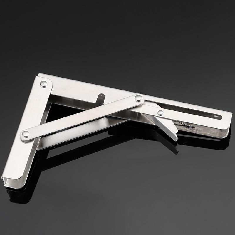 Product Introduction of [Inox - 1 Cặp - Chữ K] Bản lề gập thông minh , Giá Ke đỡ bàn gấp gọn treo tường, Pát ke chữ chịu lực 80kg 18