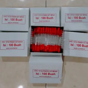 Pipet tetes pendek dot merah
