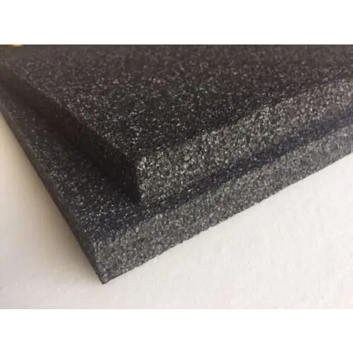 Busa Gabus Elastis Dekorasi Bunga / Busa Packing PE Foam Polybonding Hitam 100x50 cm