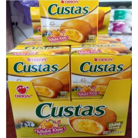  COMBO 2 HỘP  4 BÁNH  BÁNH TRỨNG CUSTAS CHOCOPIE 48G 