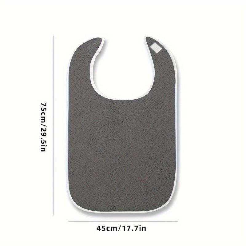 Adult Bibs, 4 Counts/set Stain Resistant Apron Bib for Men and Women, Suitable for Seniors, Home Care Supplies 1