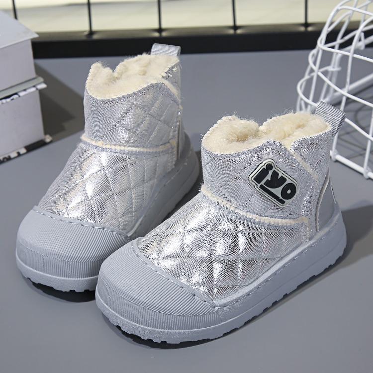 Product Introduction of JINTOHO Kids Winter Shoes Outdoor Warm Fur Boots Fashion Waterproof Girls Boots 23