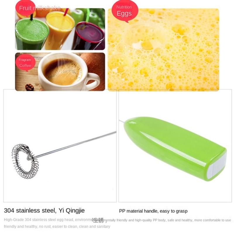 Dụng Cụ Trộn Kem Tạo Bọt Đánh Trứng, Đánh Trứng Đôi, Máy Tạo Bọt Sữa Điện, Máy Xay Cà Phê, Dụng Cụ Nhà Bếp, Dụng Cụ Đánh Trứng 7