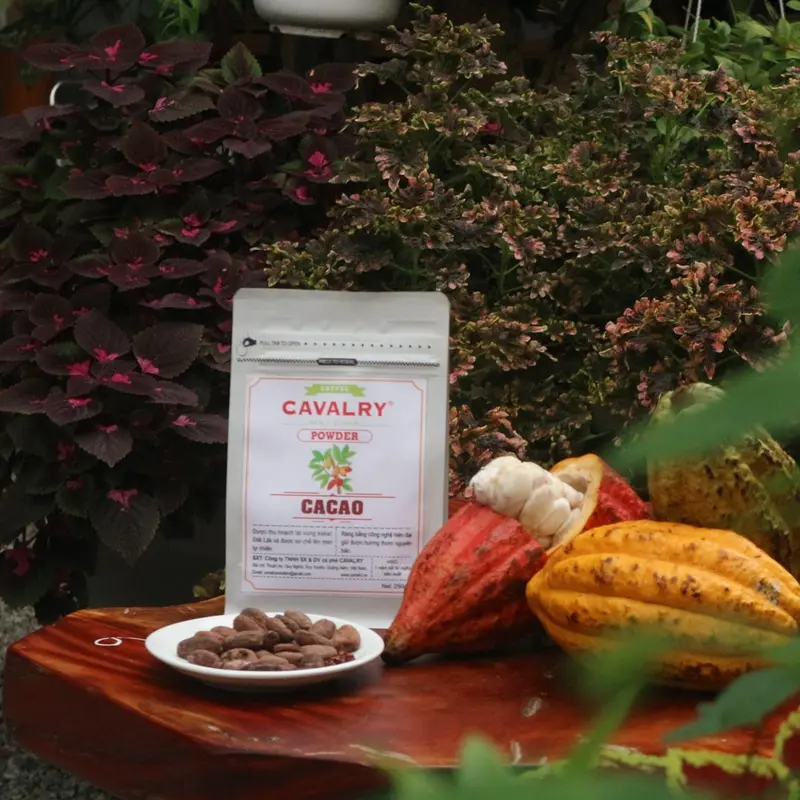 Bột Cacao Nguyên Chất Cavalry Bột Mịn Không Đường Hương Vị Thơm Ngon 250g - OCOP House 3