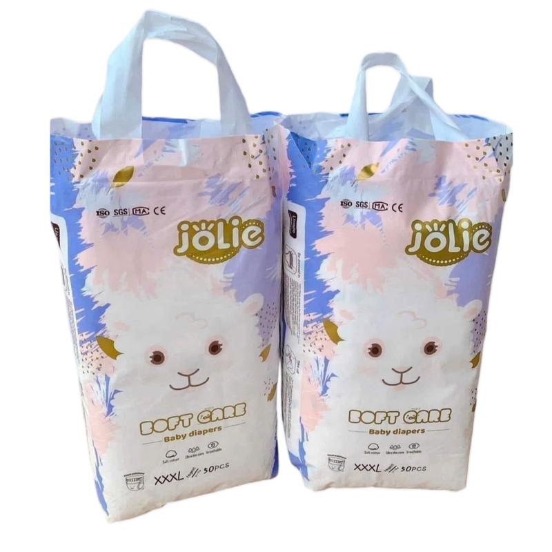 Combo 2 bịch tả Jolie cho bé. Bỉm Mềm mại thấm hút tốt. Giá rẻ tiện lợi Voi baby pants