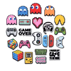 439 Pin Sandal Charms Gamer Mix Konsol Hiasan Sendal