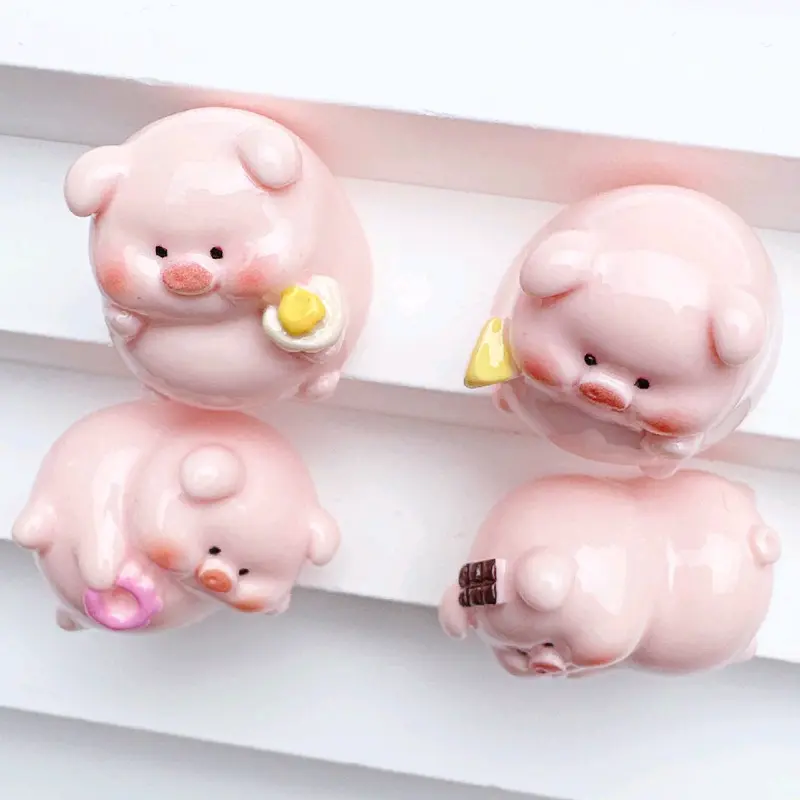 Đồ trang trí con heo mini, heo hoạt hình. Decor Decor Phòng 3