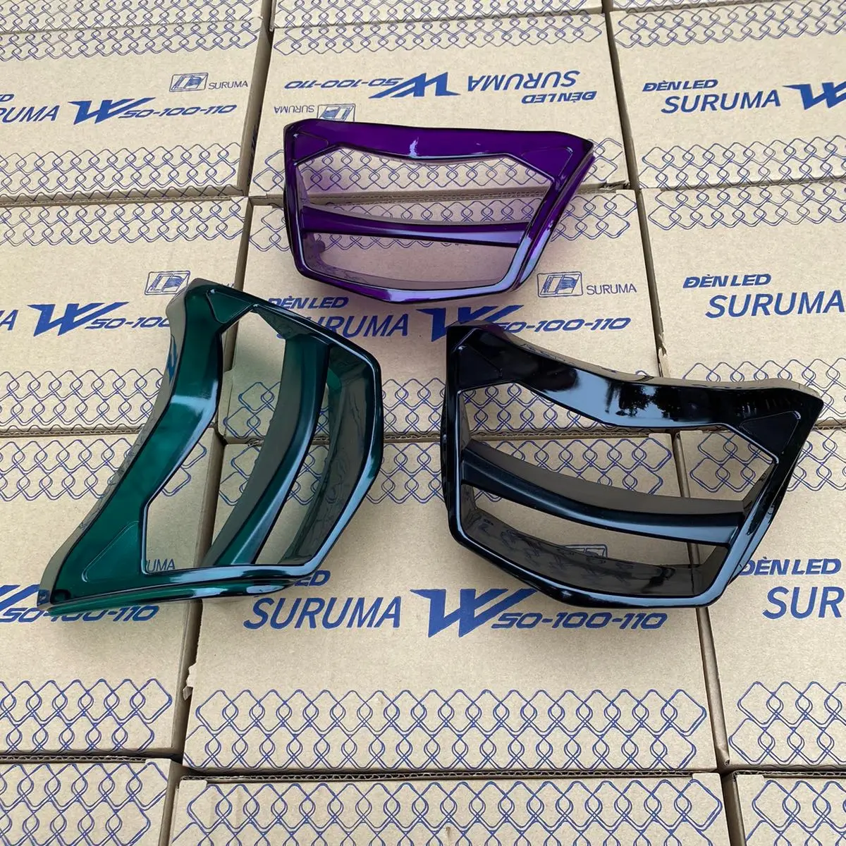 Viền pha đèn 2 tầng suruma wave