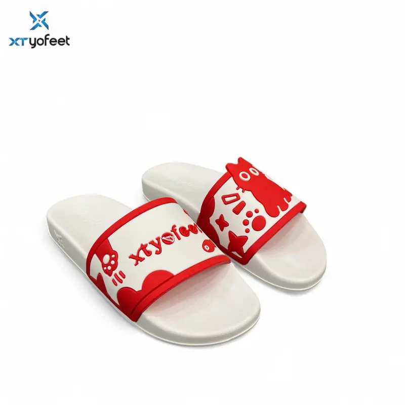 [ FULL BOX ] Dép nam nữ quai cao su họa tiết MÈO HELLO,dép cá  bản full nhiều màu hot trend (XC 46)DéP Slipper Đế Bằng Quai Ngang Dép Lê 7