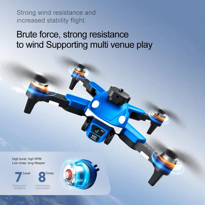 RC Folding Quadcopter Drone Toy, Remote Control Foldable Four-axis Drone Toy, Creative Birthday and Holiday Gift Options 7