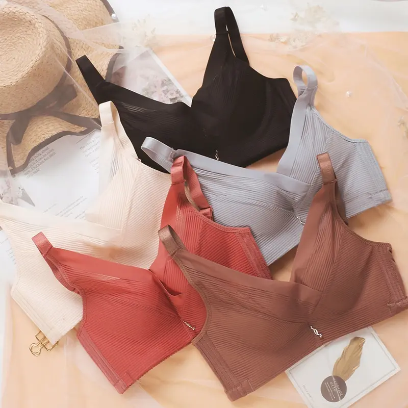 Bra Wanita Push up BH Tanpa kawat Pakaian Dalam Lace Premium Cantik Polos Seamless Busa Lembut Nyaman Tipis 1