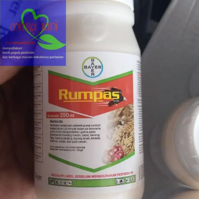 herbisida pengendali rumput daun sempit RUMPAS kemasan 250ml