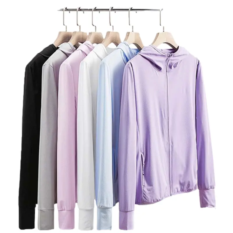 Jaket Olahraga Airism Jaket Mesh Hoodie UV Protection 1