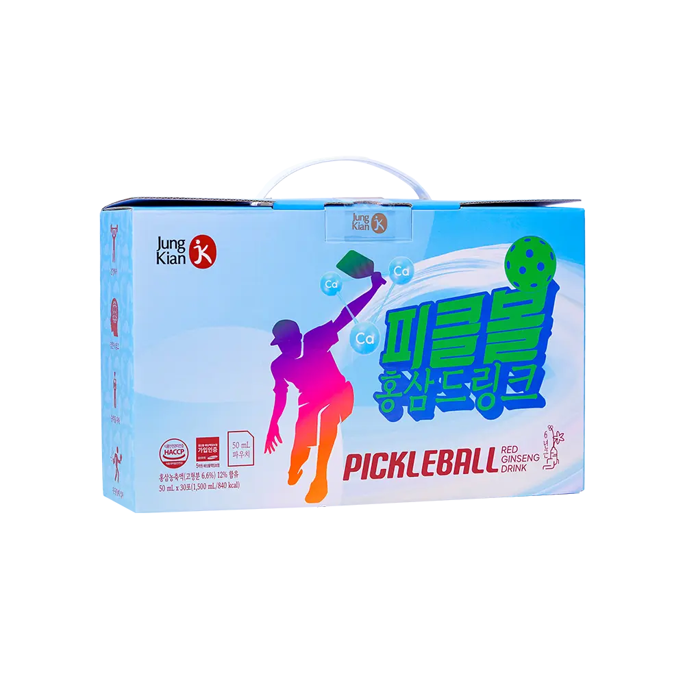 Nước uống hồng sâm Pickleball Jung Kian 6 – 30 gói x 50ml